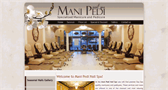 Desktop Screenshot of manipedinailspa.com